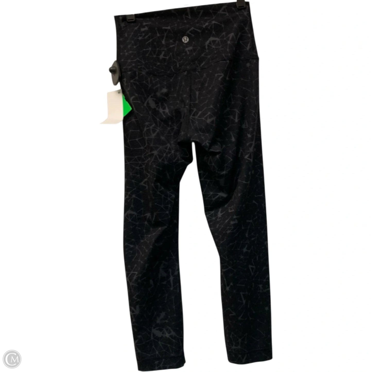 Athletic Leggings By Lululemon In Black & Grey, Size: Xs