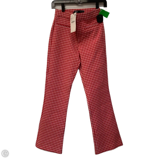 Pants Other By Zara In Pink & Red, Size: Xs
