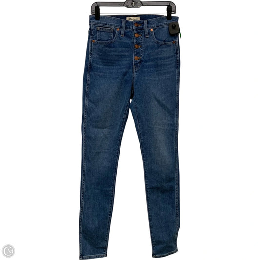 Jeans Skinny By Madewell In Blue Denim, Size: 6