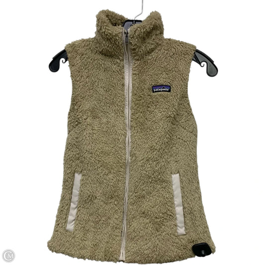 Vest Faux Fur & Sherpa By Patagonia In Tan, Size: Xs
