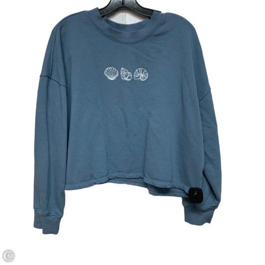 Sweatshirt Crewneck By Wild Fable In Blue, Size: Xl