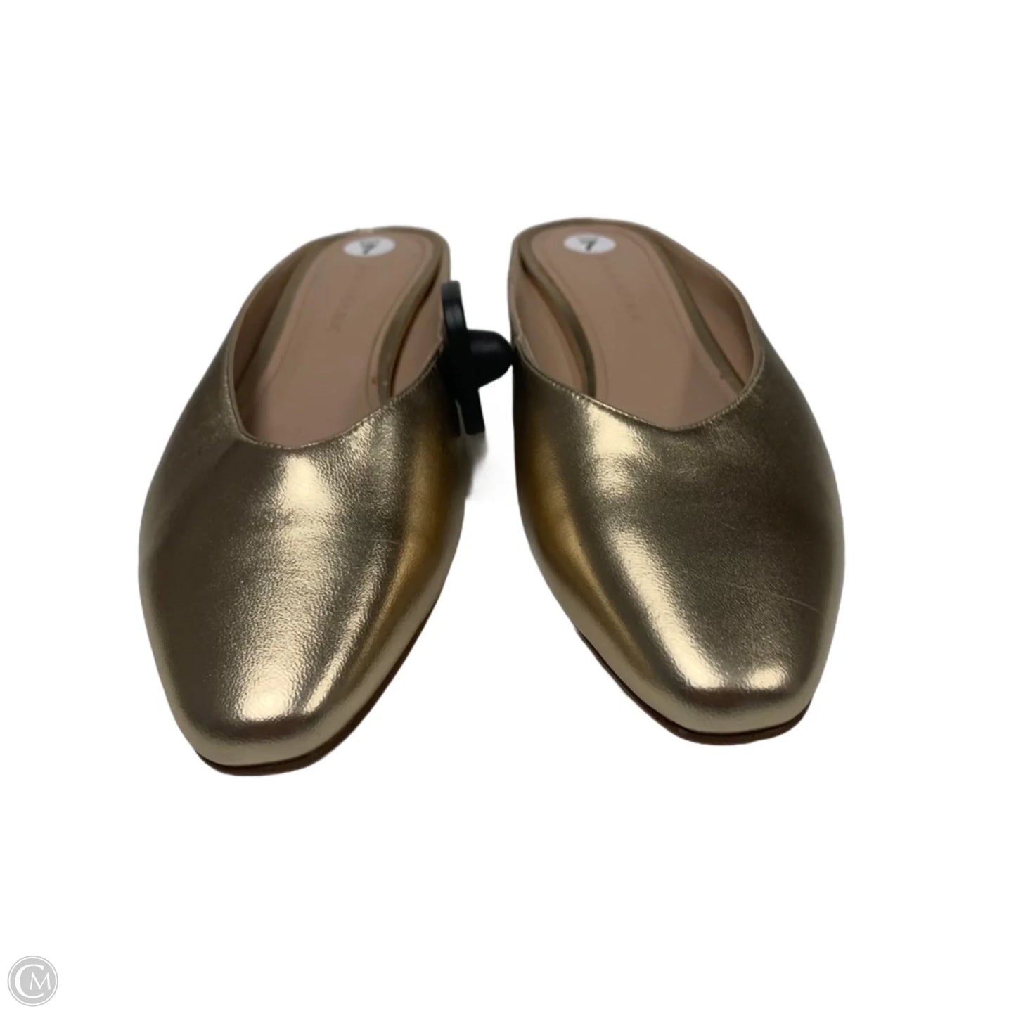 Shoes Flats By Banana Republic In Gold, Size: 7