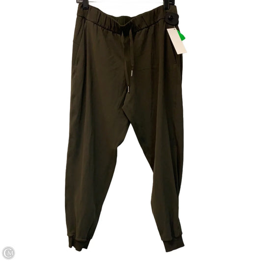 Athletic Pants By Lululemon In Green, Size: M