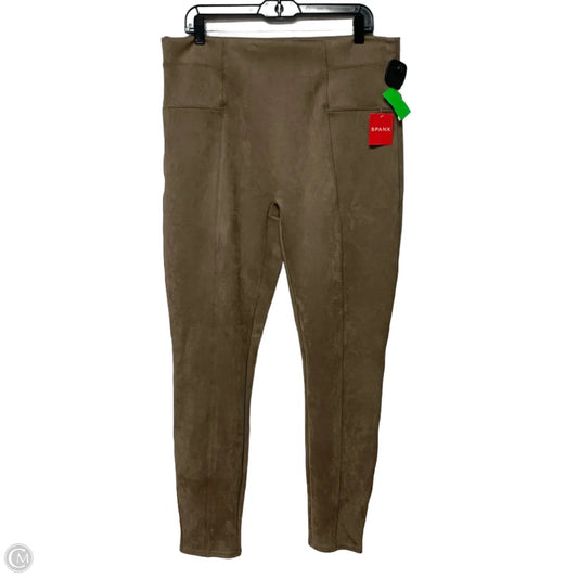 Pants Leggings By Spanx In Brown, Size: 1x