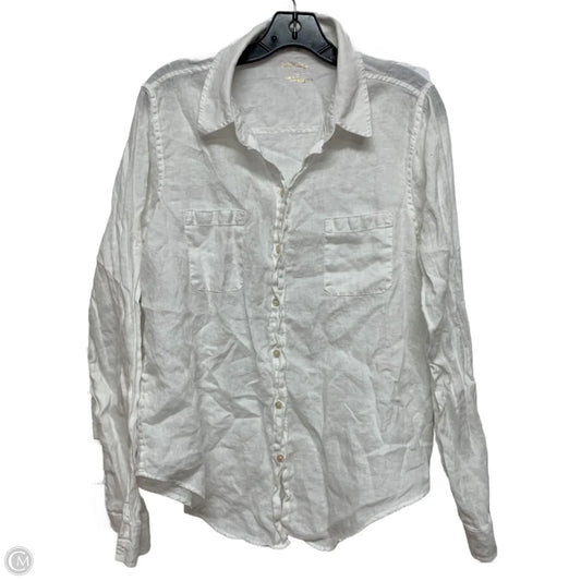 Top Long Sleeve Designer By Lilly Pulitzer In White, Size: L