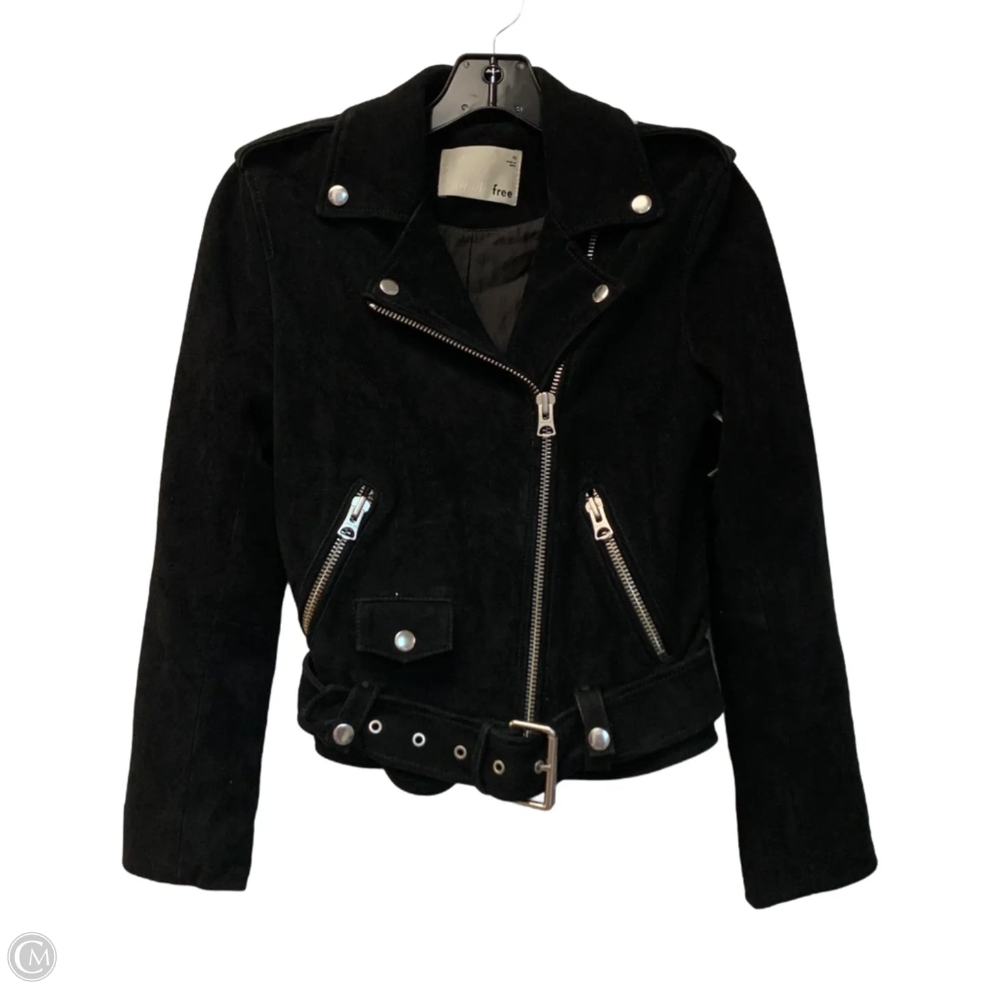 Jacket Moto Leather By Wilfred In Black, Size: Xs