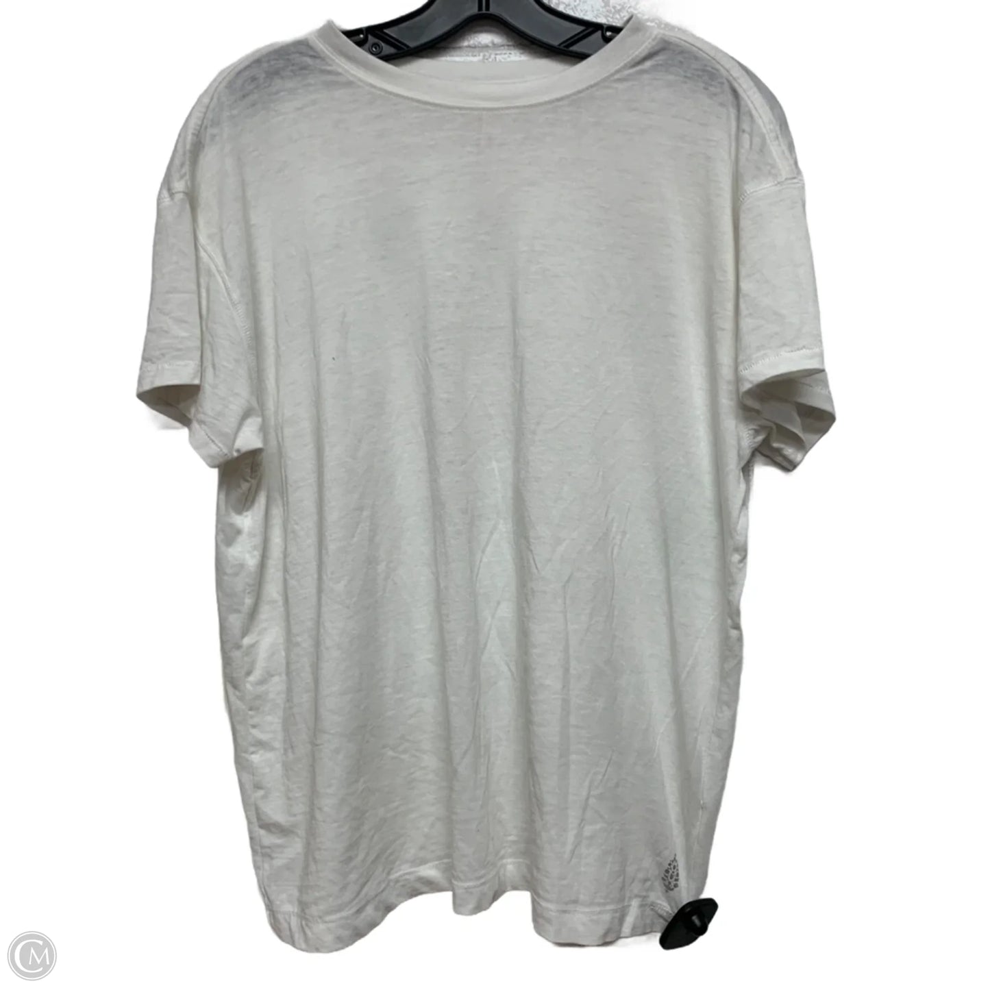 Athletic Top Short Sleeve By Free People In White, Size: M