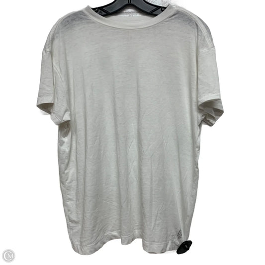 Athletic Top Short Sleeve By Free People In White, Size: M
