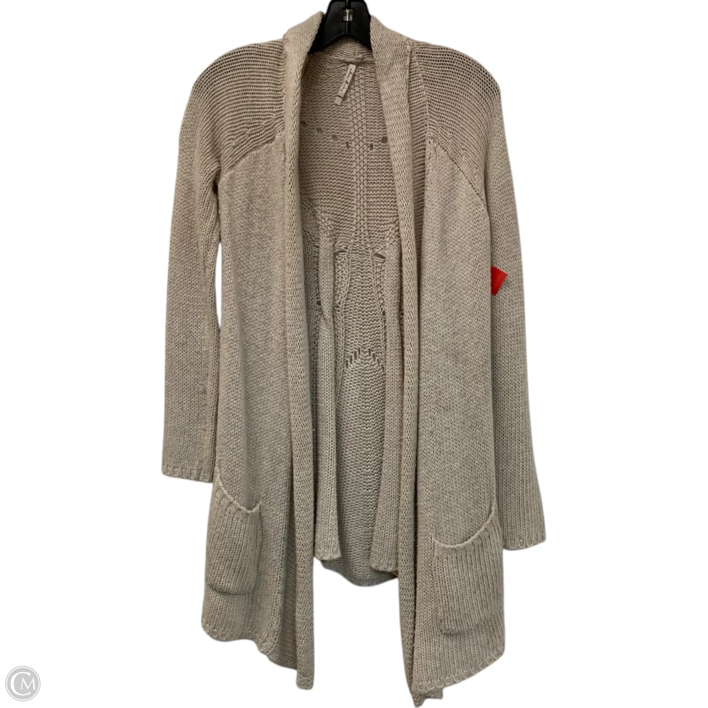 Sweater Cardigan By Willow & Clay In Beige, Size: S