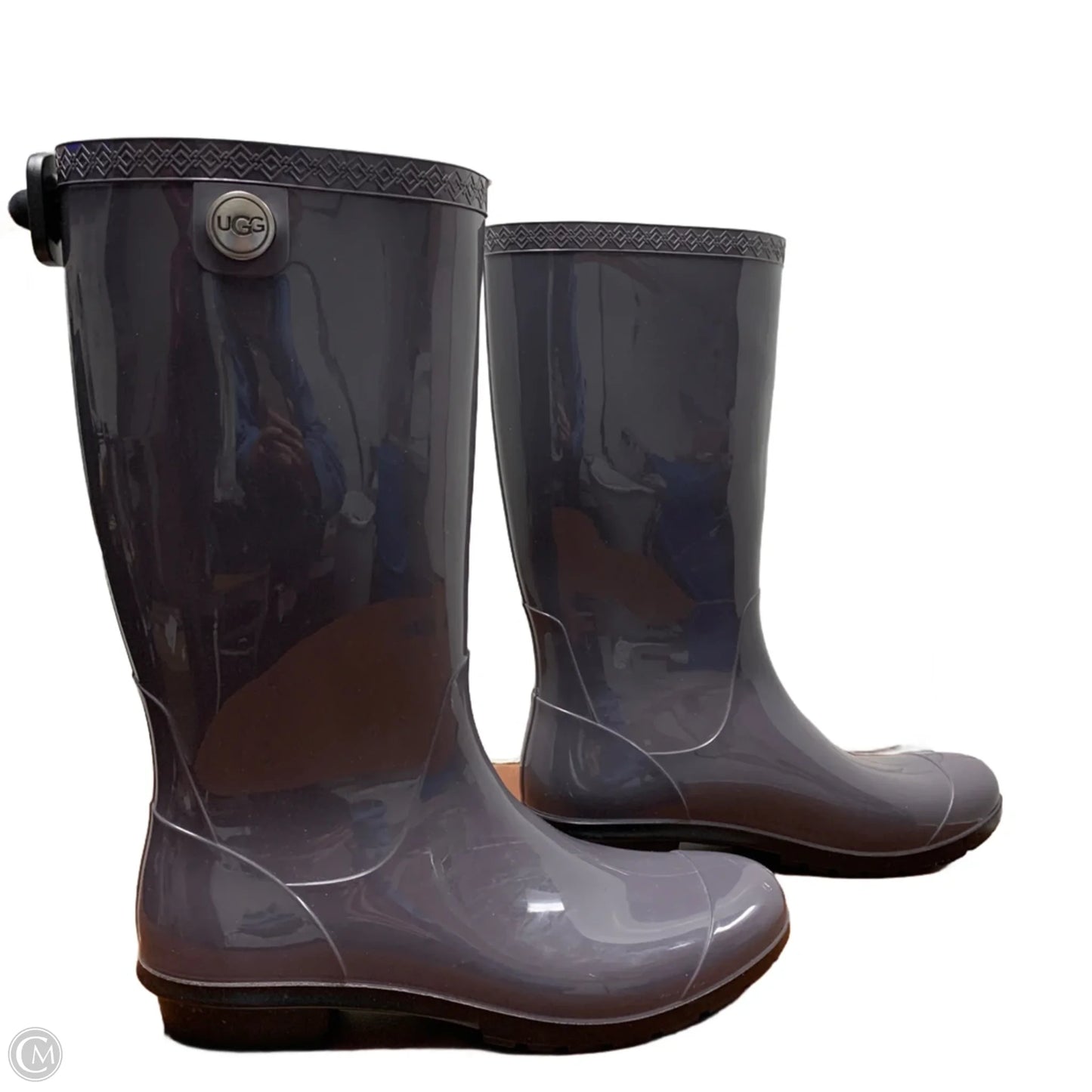 Boots Designer By Ugg In Purple, Size: 10