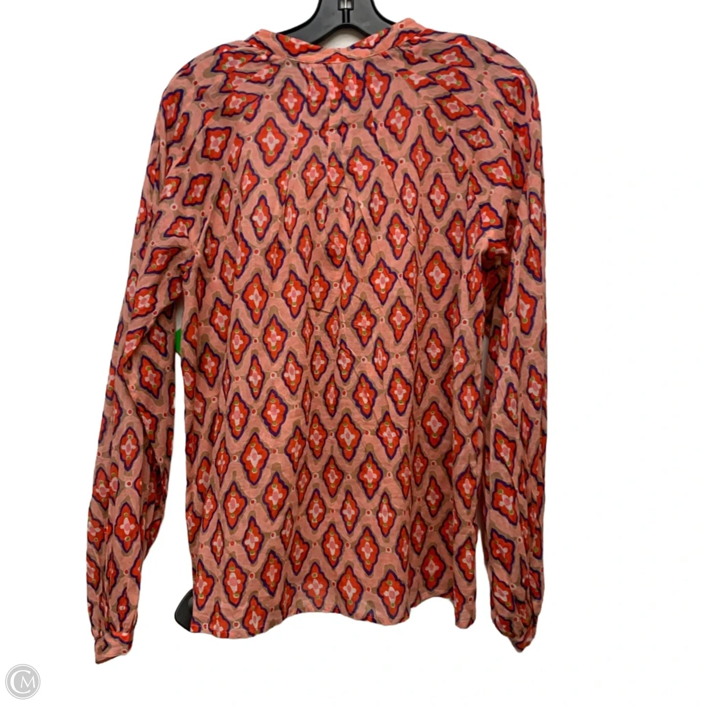 Top Long Sleeve By Banjanan In Coral, Size: M
