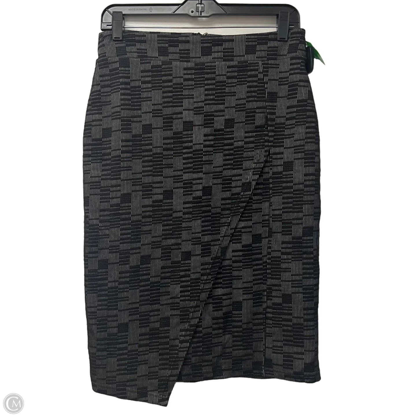 Skirt Midi By Maeve In Black & Grey, Size: S