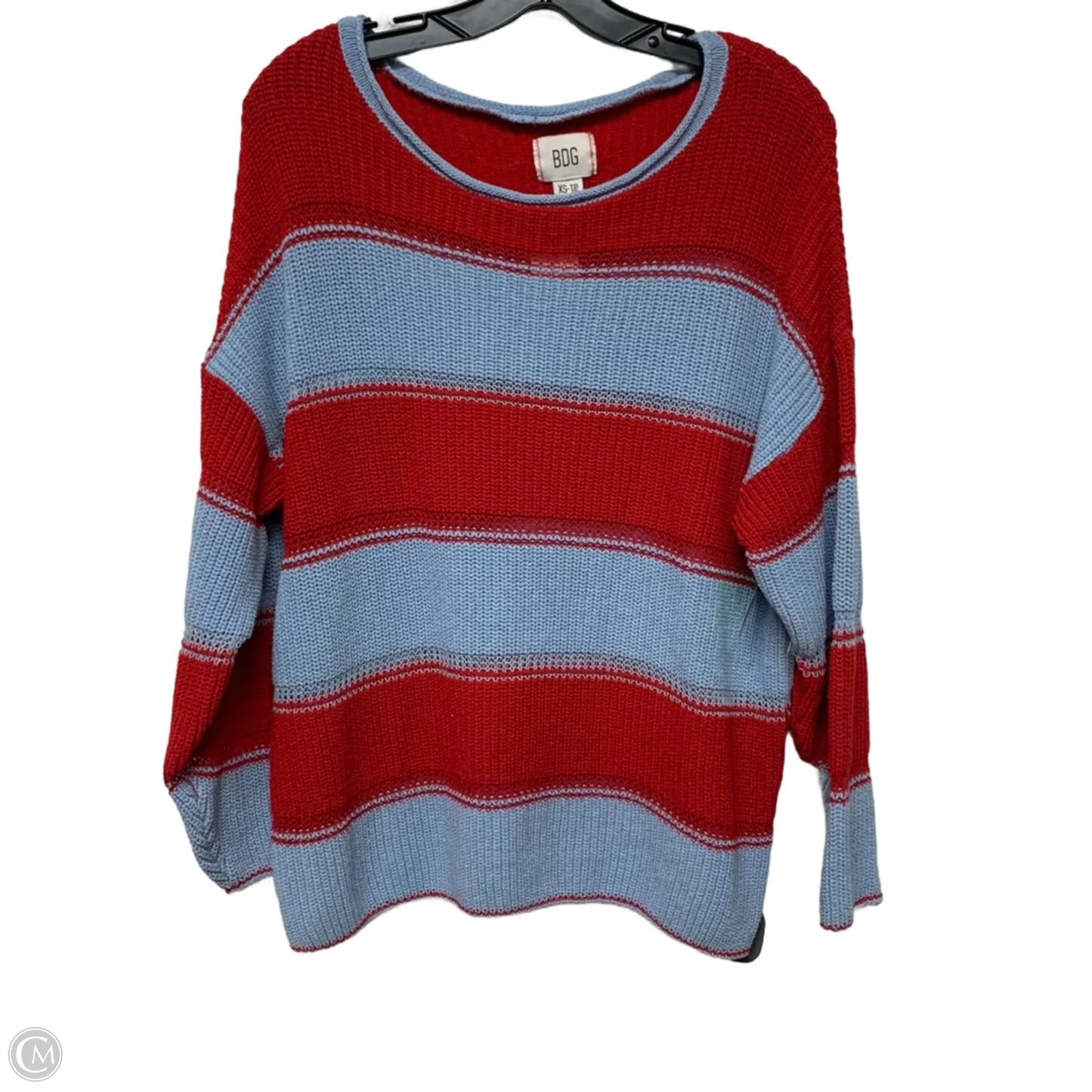 Sweater By Bdg In Blue & Red, Size: Xs