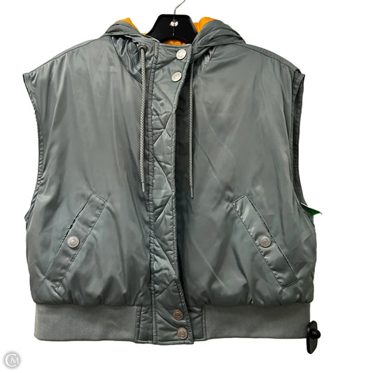 Vest Puffer & Quilted By We The Free In Blue & Yellow, Size: Xs