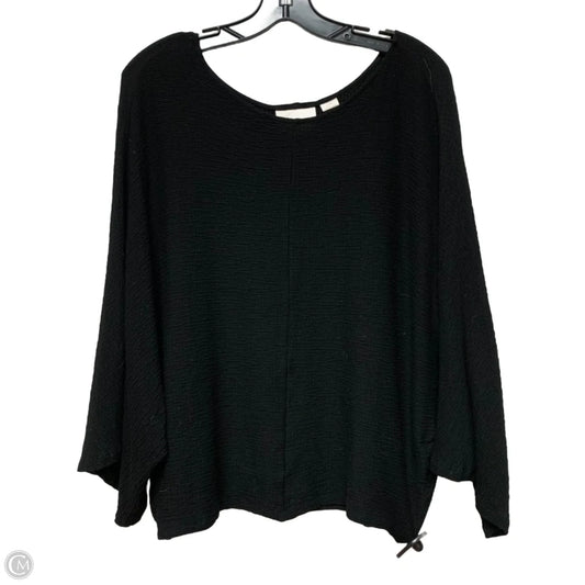Top 3/4 Sleeve By Maeve In Black, Size: L