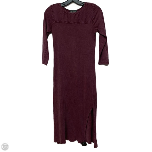 Dress Casual Maxi By Saturday/sunday In Maroon, Size: Xs