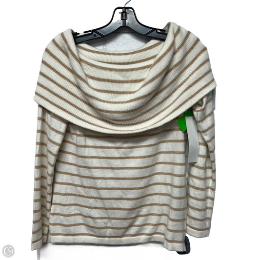 Sweater Designer By Lilly Pulitzer In Brown & Cream, Size: L