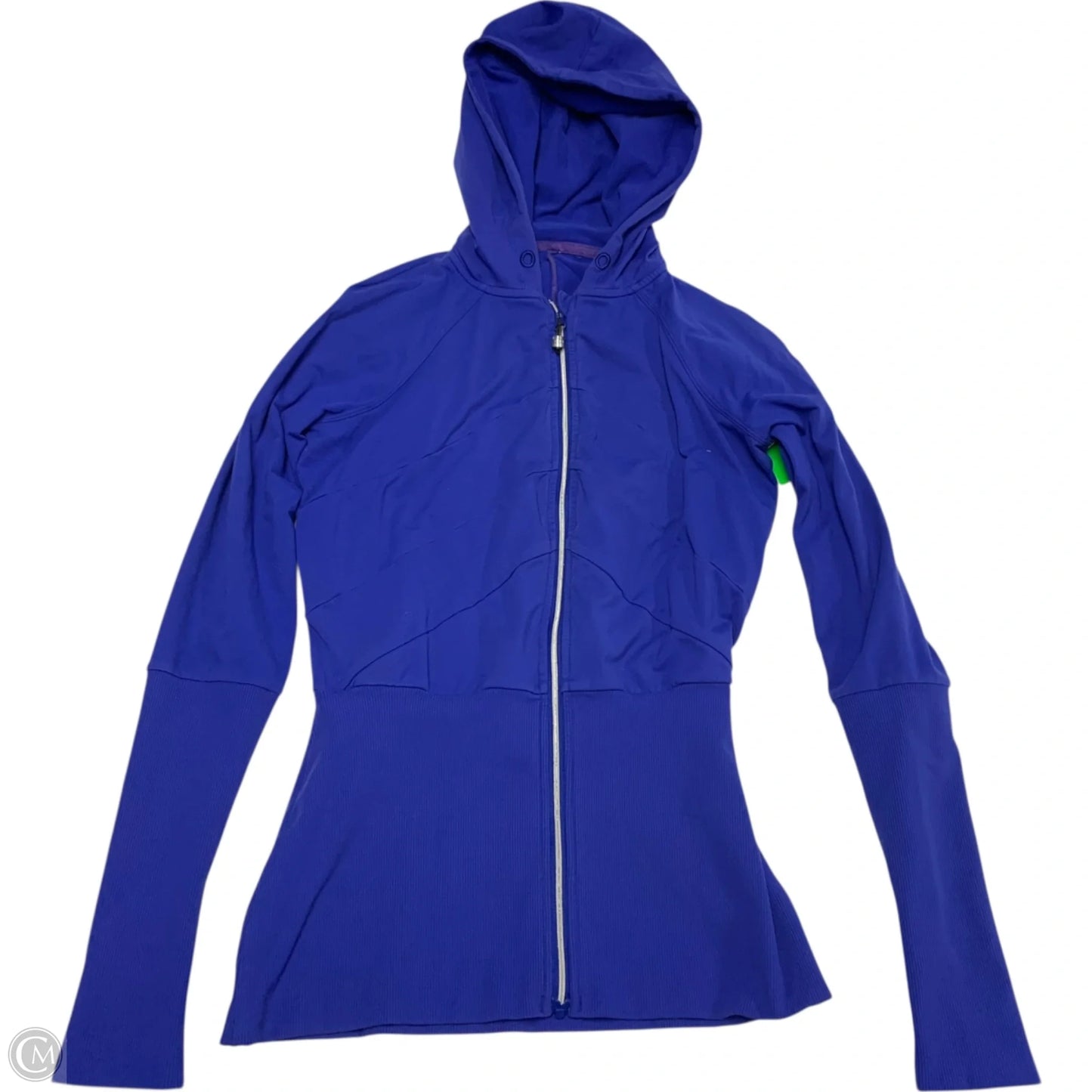 Athletic Jacket By Lululemon In Blue, Size: Xs