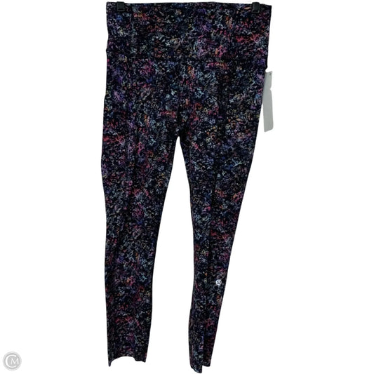 Athletic Capris By Lululemon In Multi-colored, Size: S