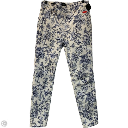 Jeans Skinny By Talbots In Blue & White, Size: 6