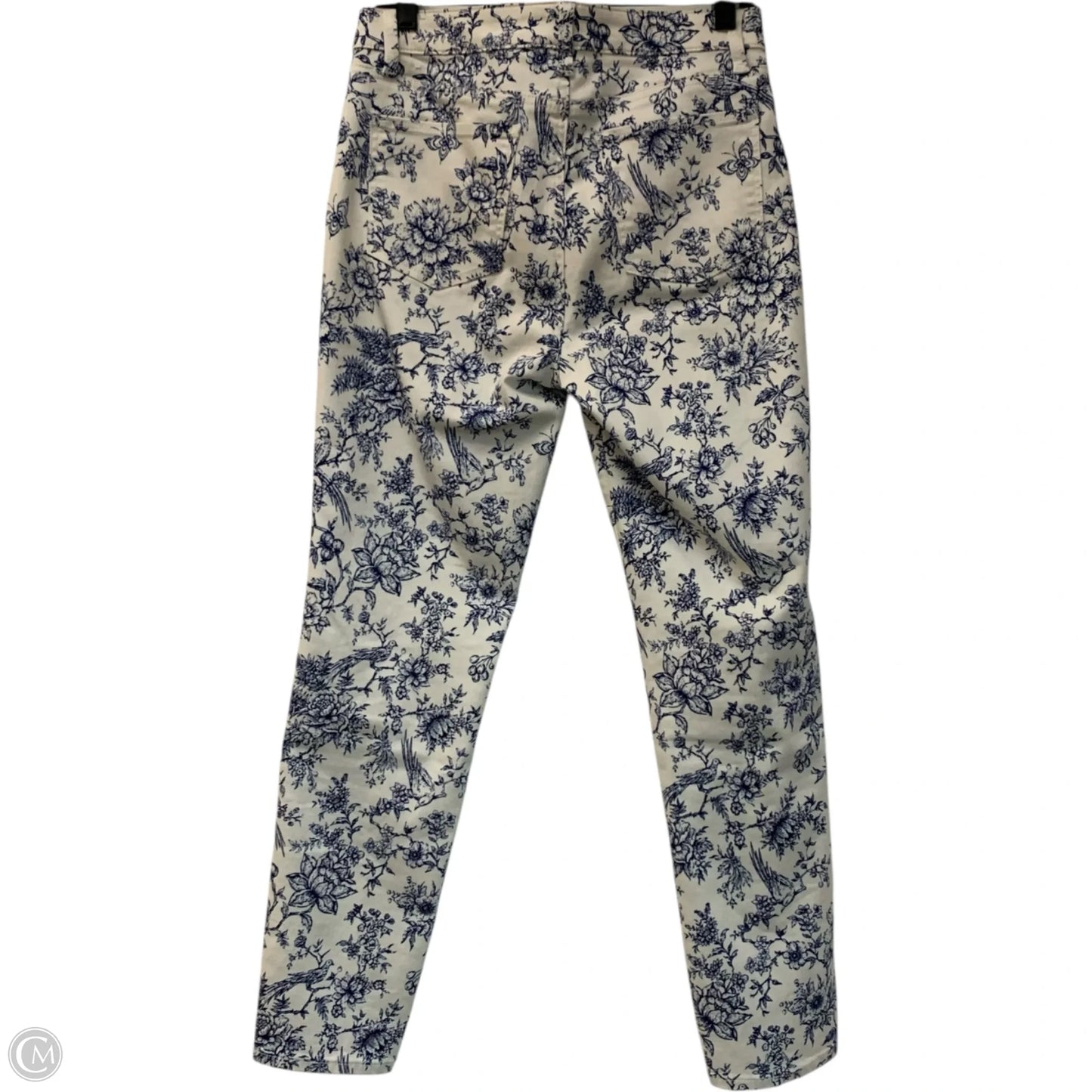 Jeans Skinny By Talbots In Blue & White, Size: 6