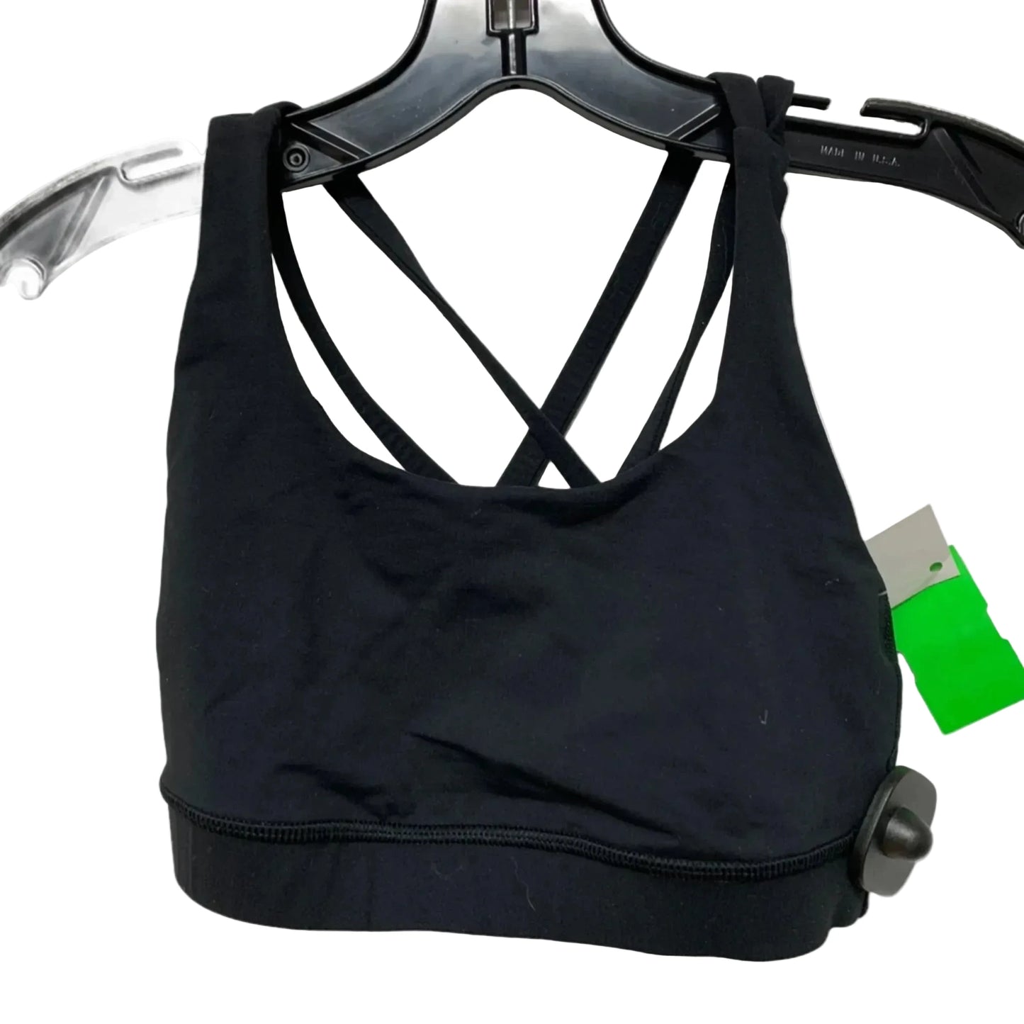 Athletic Bra By Lululemon In Black, Size: Xs