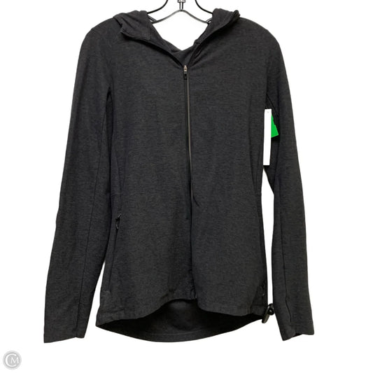 Athletic Jacket By Lululemon In Grey, Size: M