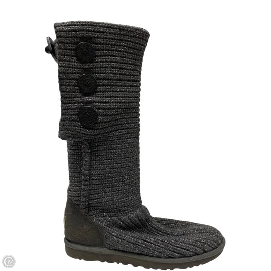 Boots Designer By Ugg In Grey, Size: 9