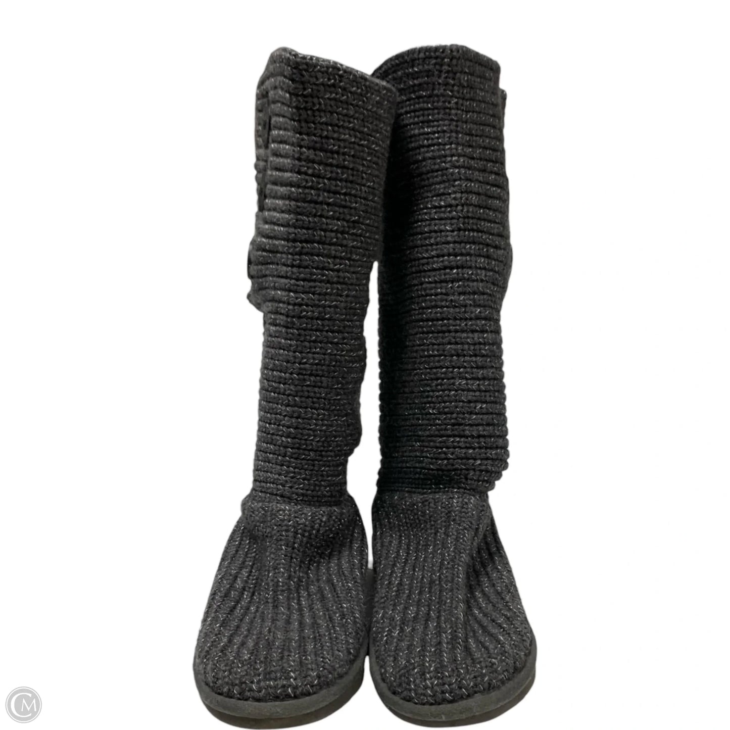 Boots Designer By Ugg In Grey, Size: 9