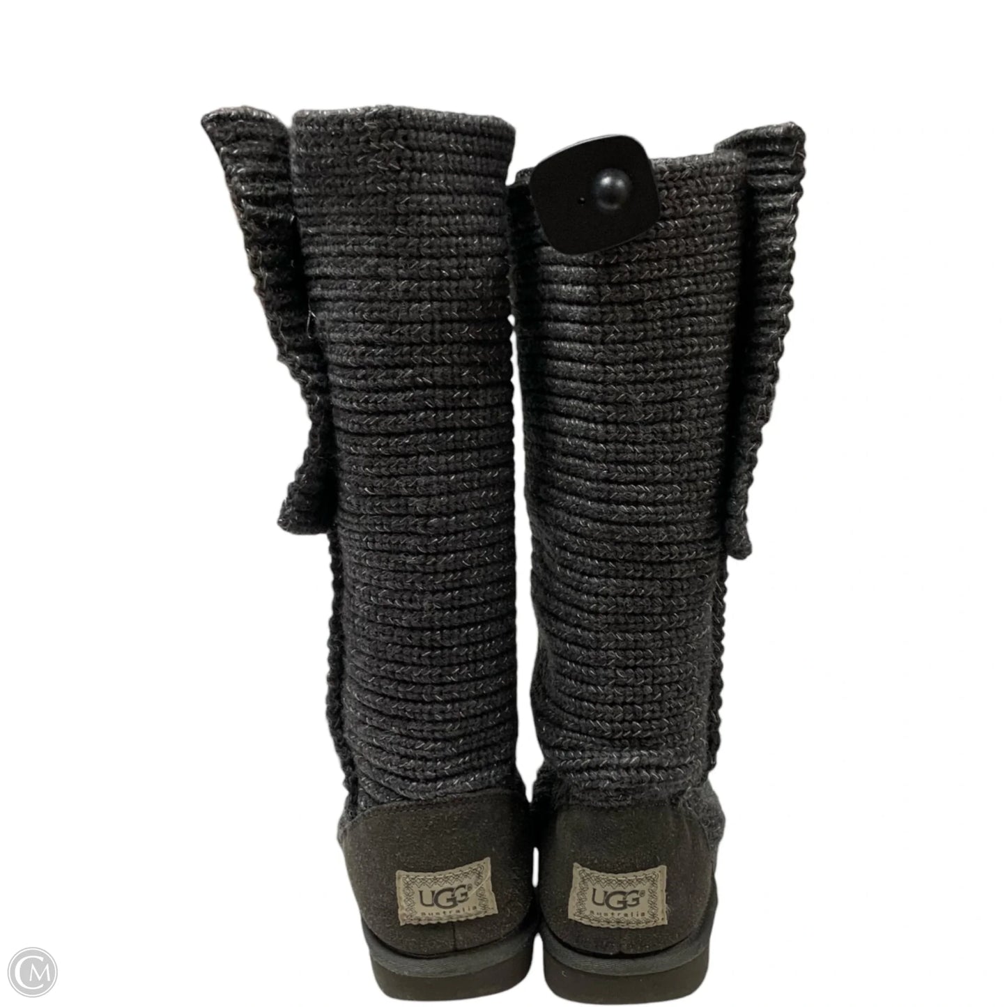 Boots Designer By Ugg In Grey, Size: 9