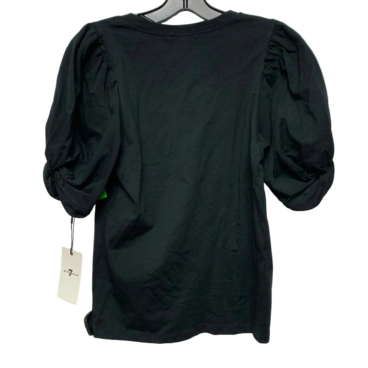 Top Short Sleeve By 7 For All Mankind In Black, Size: S