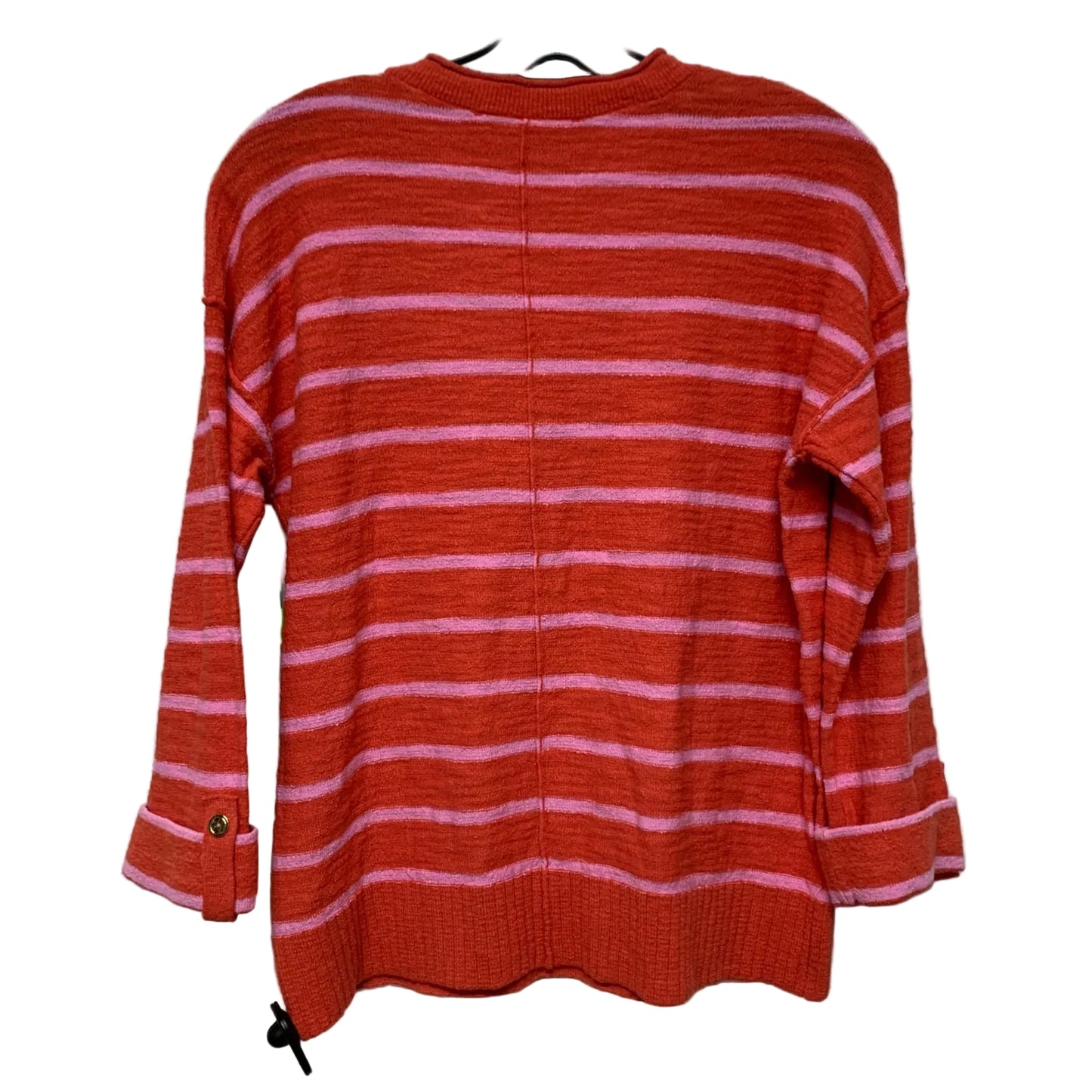 Cardigan By Loft In Orange & Pink, Size: S