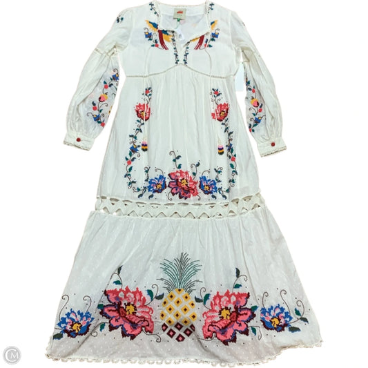 Dress Designer By Farm Rio In White, Size: S