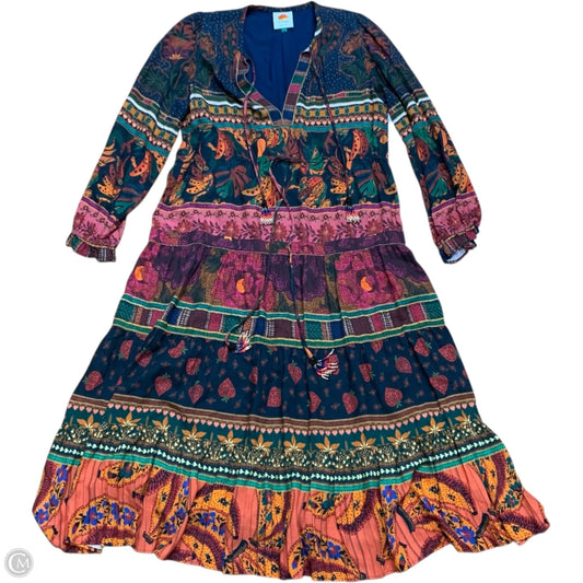 Dress Designer By Farm Rio In Navy, Size: S