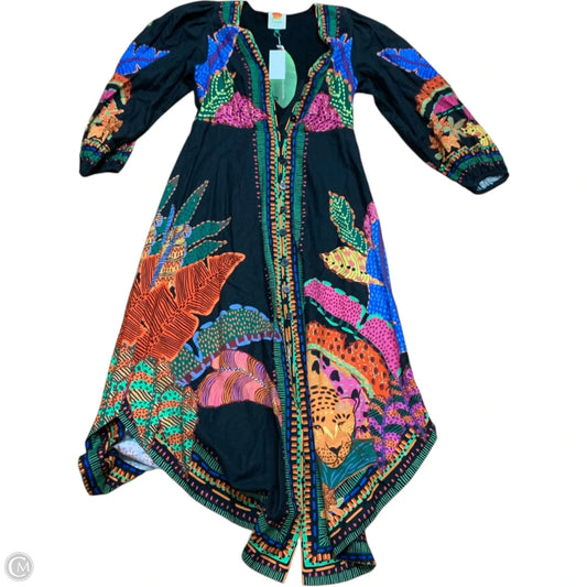 Dress Designer By Farm Rio In Black, Size: M