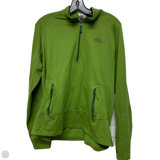 Athletic Sweatshirt Collar By The North Face In Green, Size: Xl