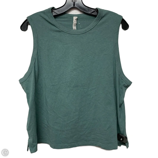 Athletic Tank Top By Lululemon In Green, Size: L