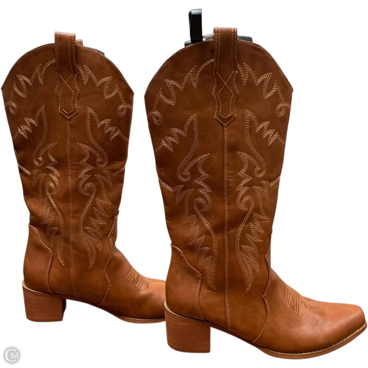 Boots Western In Brown, Size: 8