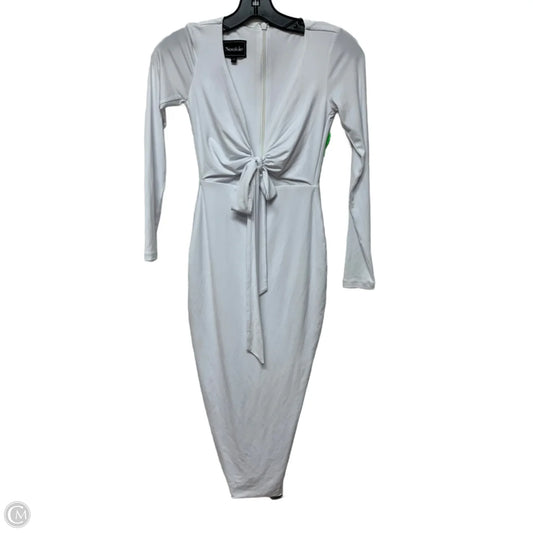 Dress Casual Maxi By nookie In White, Size: Xs