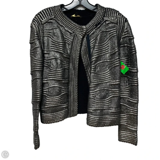 Sweater By maje In Blue & Silver, Size: S