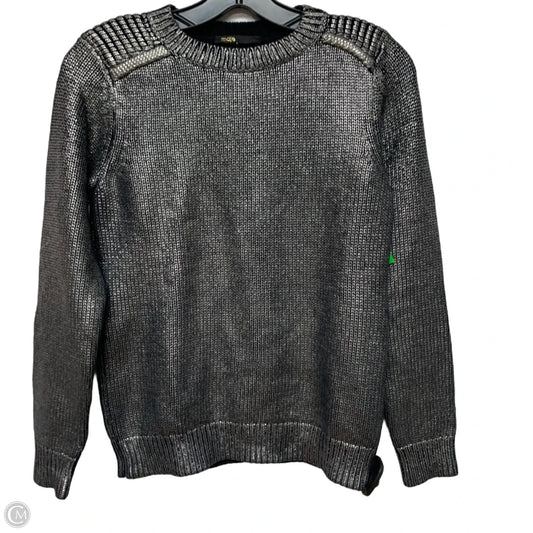 Sweater By maje In Blue & Silver, Size: S