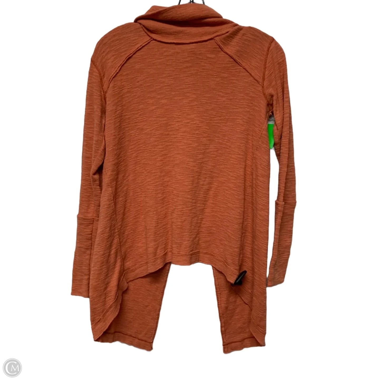 Top Long Sleeve By Free People In Orange, Size: S