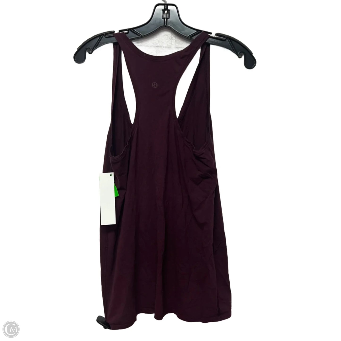 Athletic Tank Top By Lululemon In Maroon, Size: S