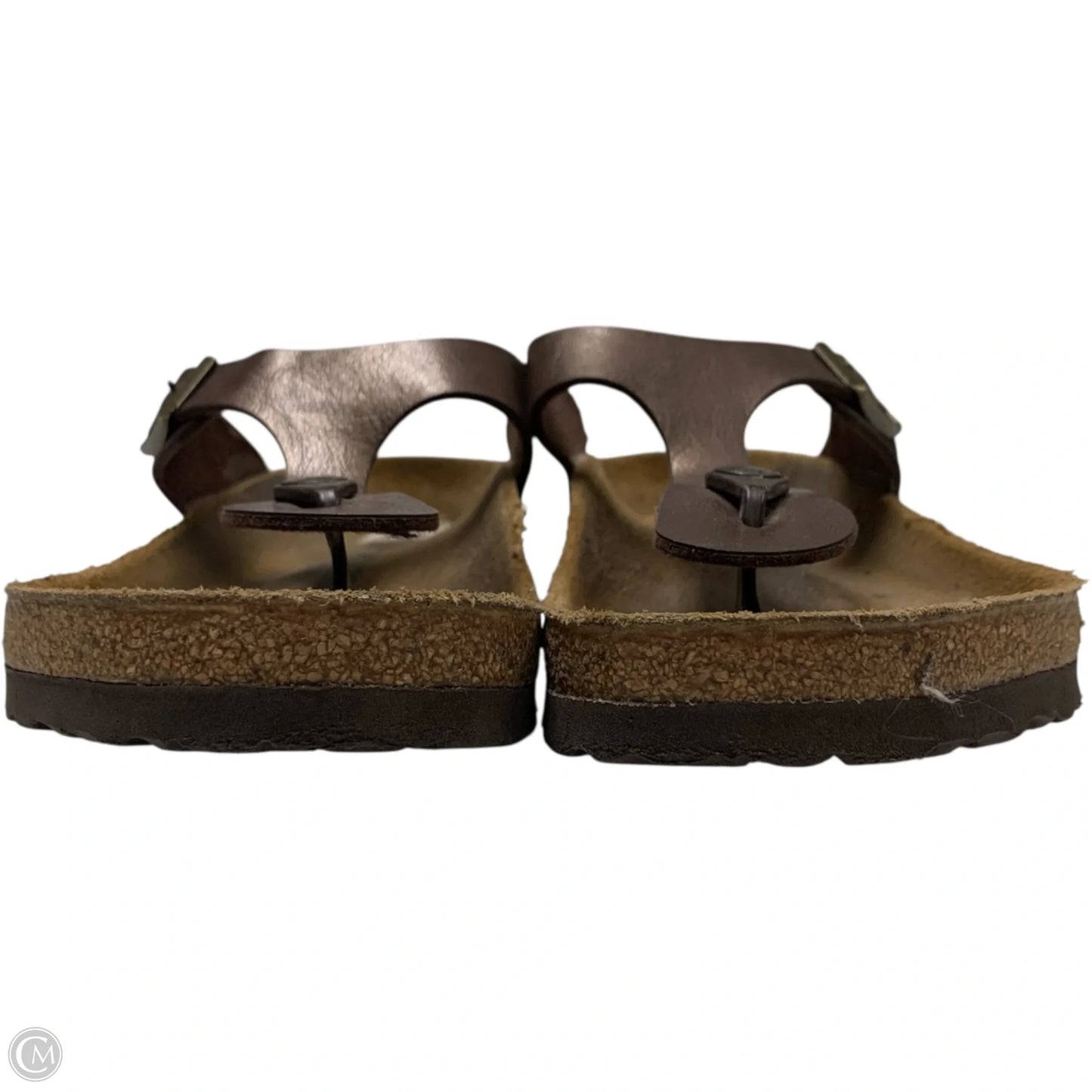 Sandals Flats By Birkenstock In Brown, Size: 8.5