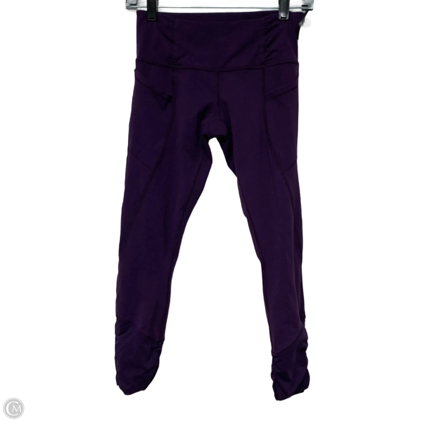 Athletic Capris By Lululemon In Purple, Size: S