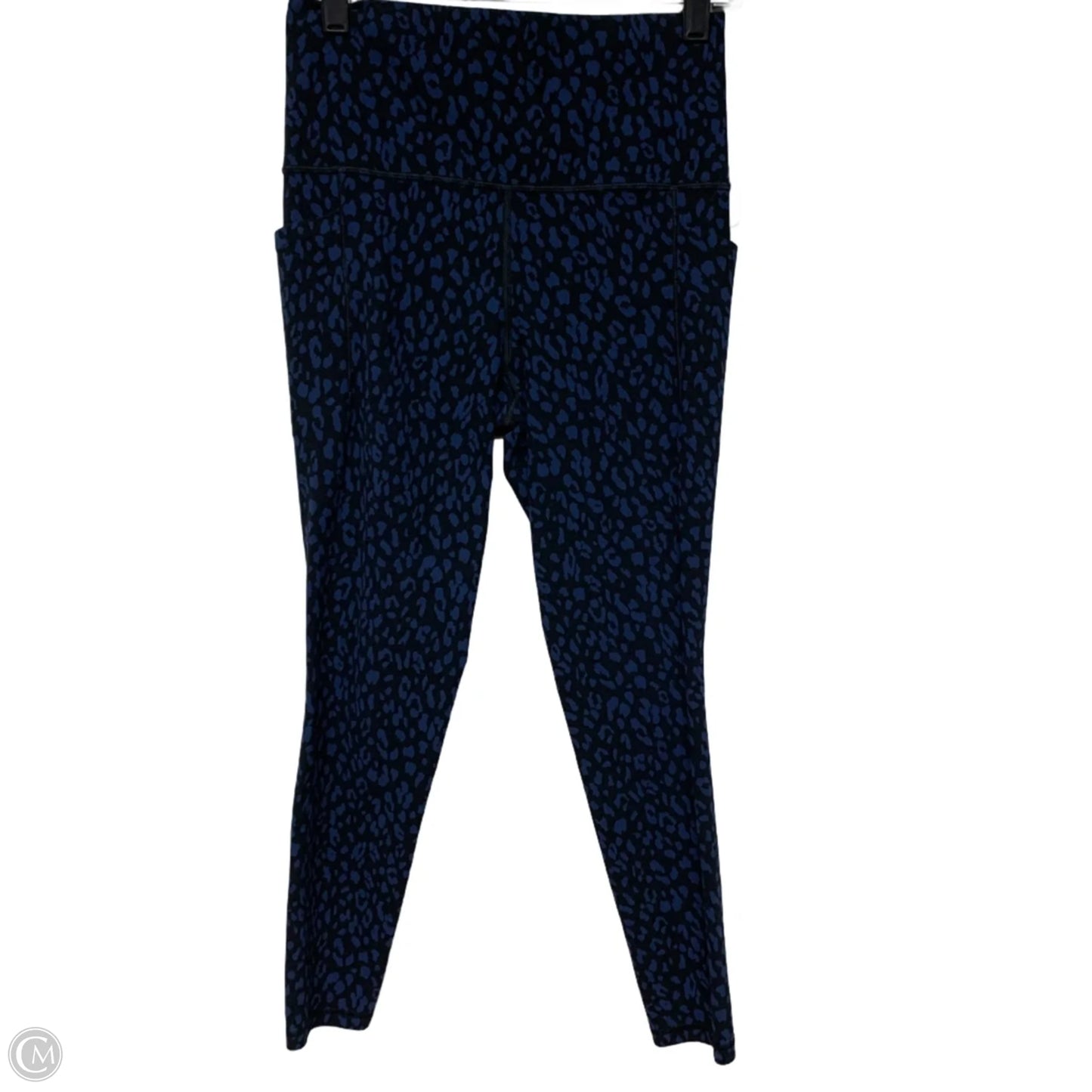 Athletic Leggings By Athleta In Black & Blue, Size: S
