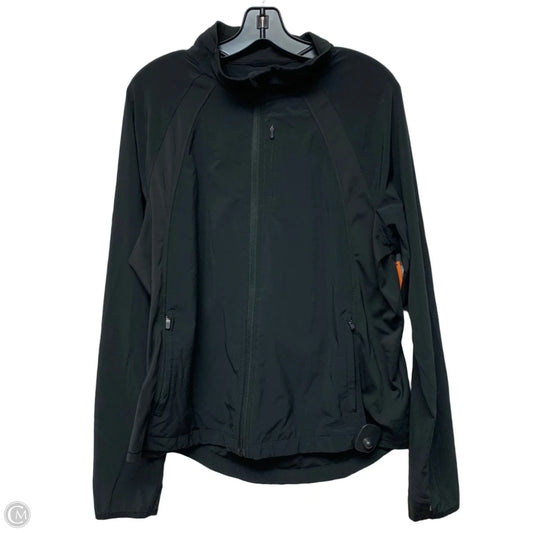 Athletic Jacket By Athleta In Black, Size: L