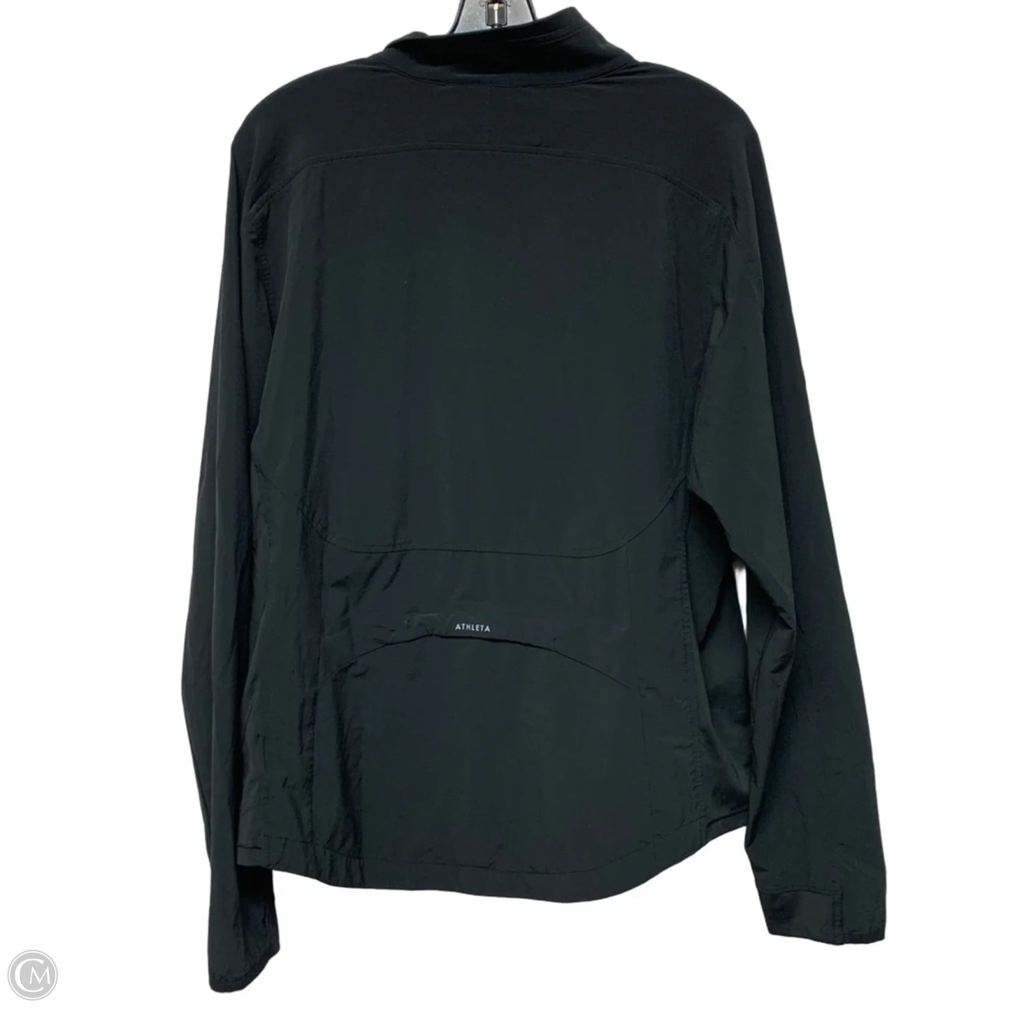 Athletic Jacket By Athleta In Black, Size: L
