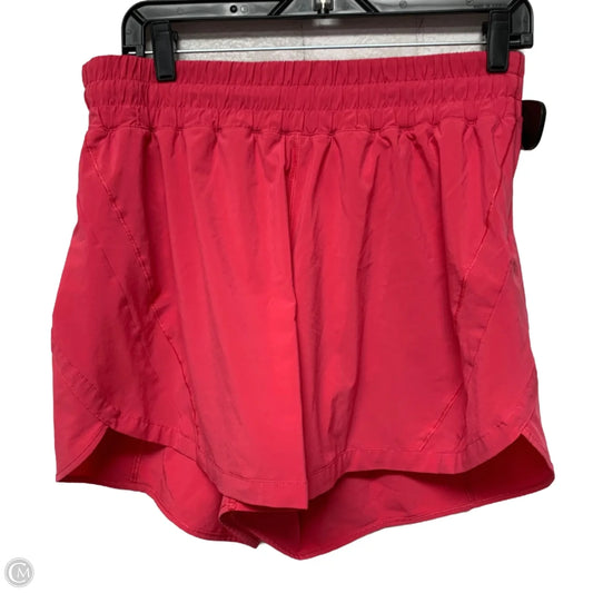 Athletic Shorts By Lululemon In Pink, Size: L