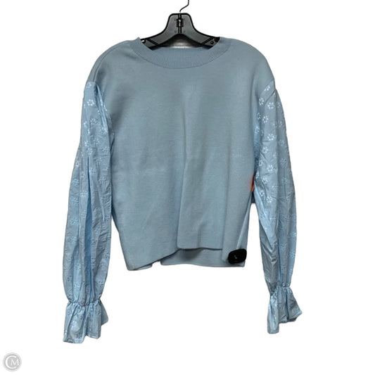 Top Long Sleeve By Anthropologie In Blue, Size: M